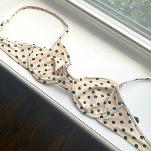 JCrew Polka Dot Bikini Top